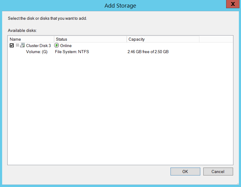 add disk to sql server failover cluster